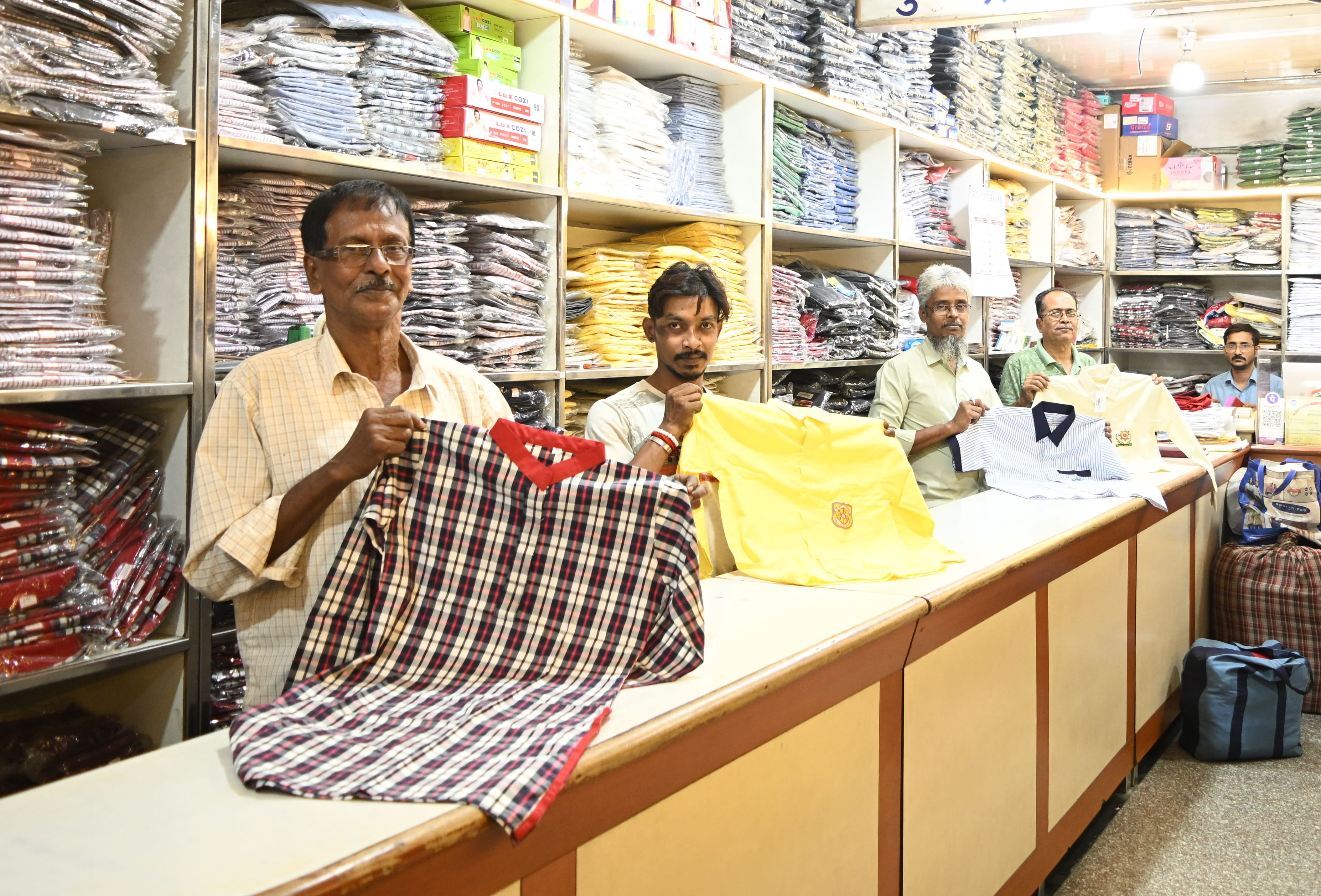 Jagannath Bastralaya shop interior